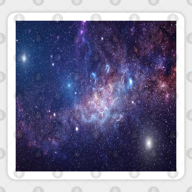 Galaxy Print Sticker by magicmirror